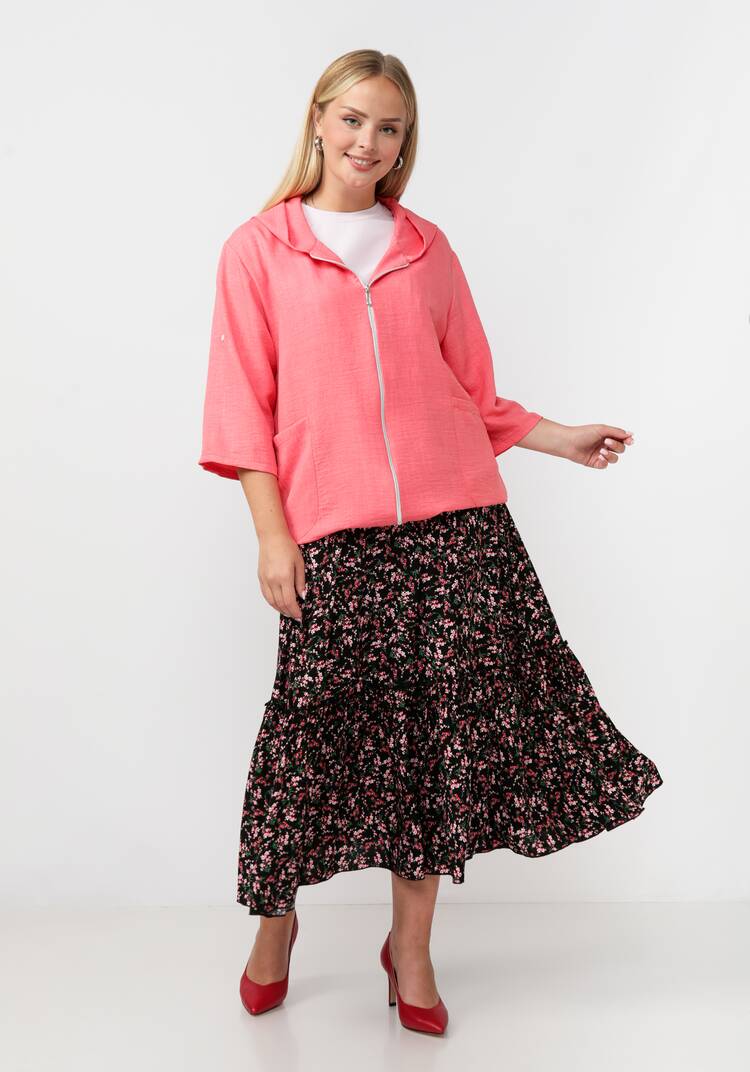 Жакет на молнии с капюшоном Амелия шир.  750, рис. 23