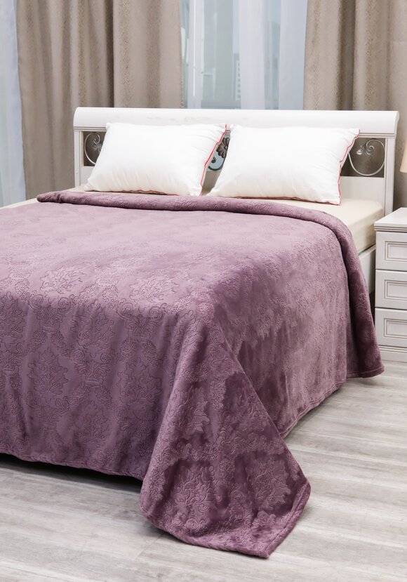 Покрывало-плед с выбитым рисунком шир.  580, рис. 6