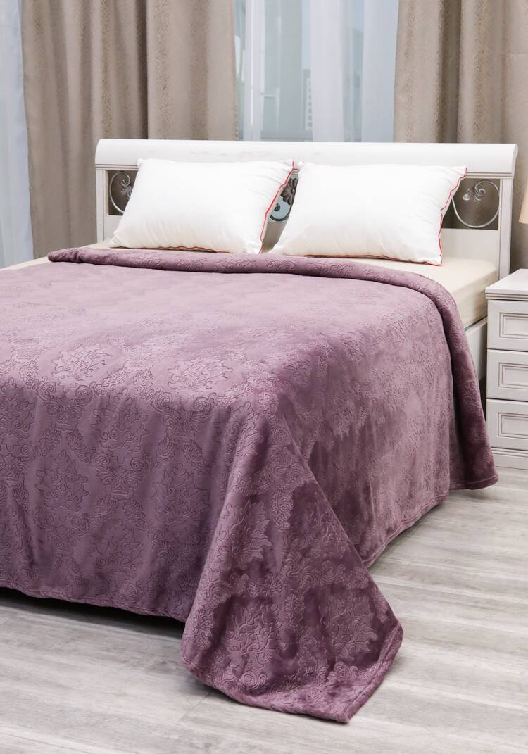 Покрывало-плед с выбитым рисунком шир.  750, рис. 6