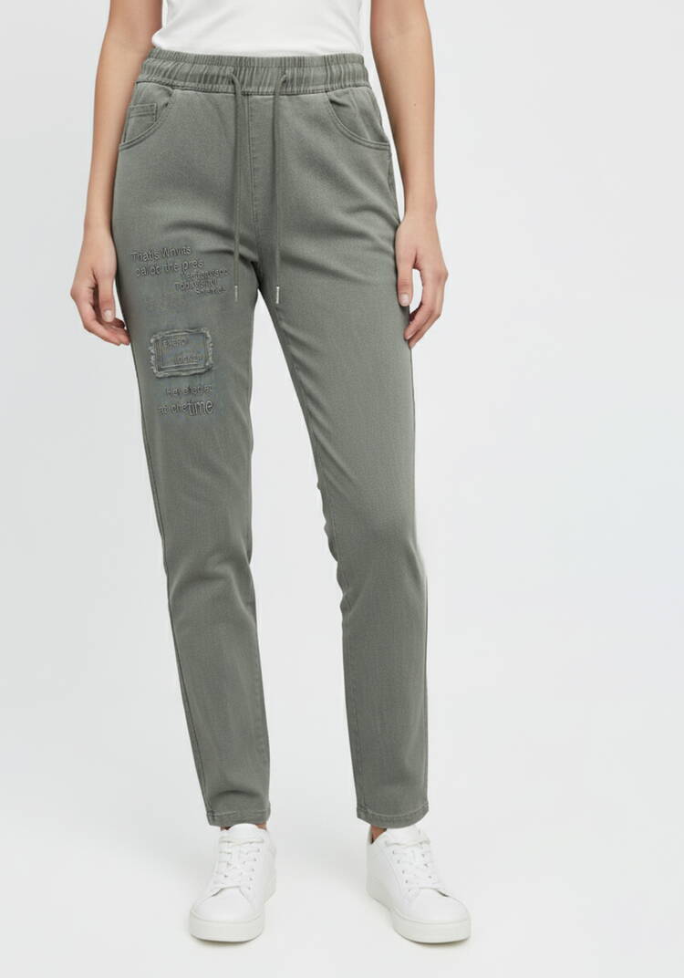 Джинсы с нашивкой шир.  750, рис. 10