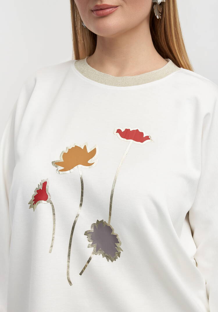 Джемпер Нежный лотос шир.  750, рис. 6