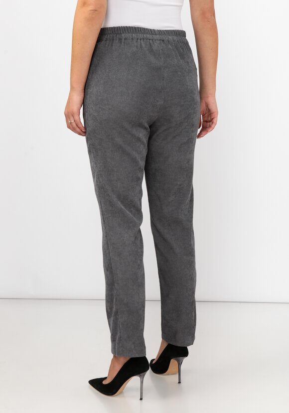 Брюки из вельвета на резинке шир.  580, рис. 3