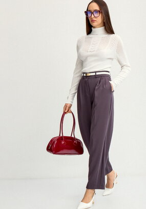 Брюки классические с защипами