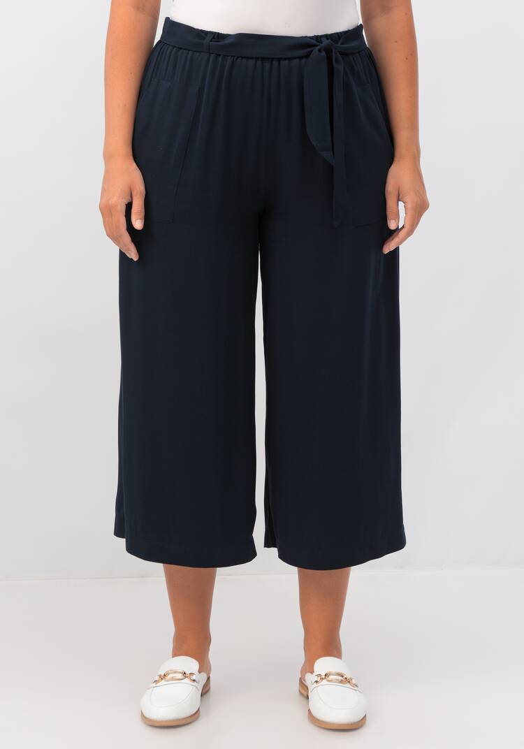 Брюки-кюлоты с накладными карманами шир.  750, рис. 4