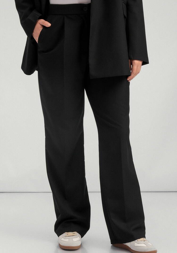 Брюки со стрелками и резинкой по поясу шир.  750, рис. 9