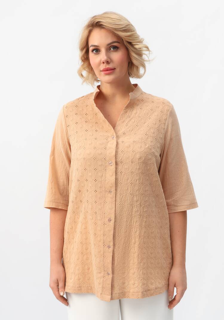 Рубашка из хлопка с шитьем шир.  750, рис. 24