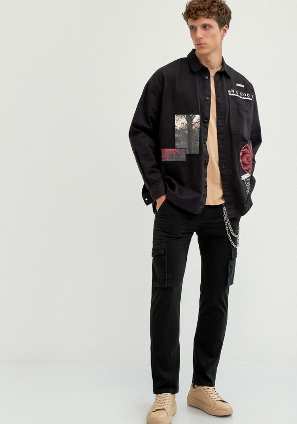 Брюки карго шир.  580, рис. 8