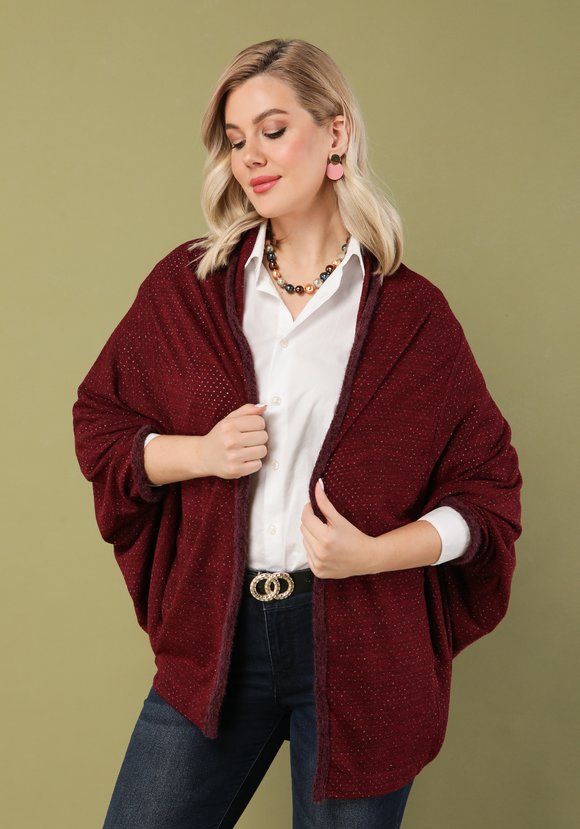 Кардиган-трансформер  летучая мышь шир.  580, рис. 2