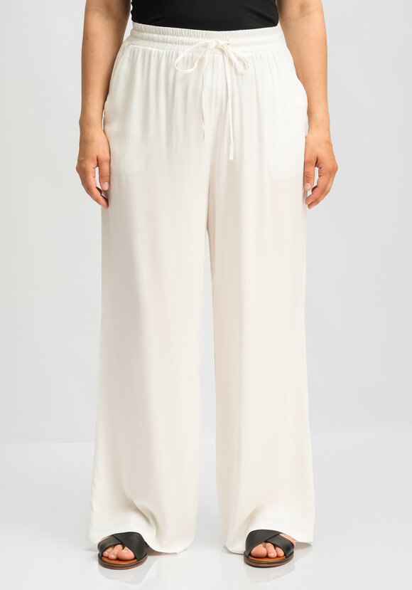 Брюки палаццо с резинкой на поясе шир.  580, рис. 37