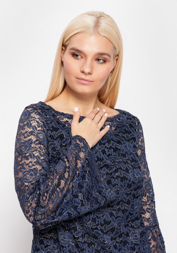 Блуза из гипюра с майкой шир.  580, рис. 27