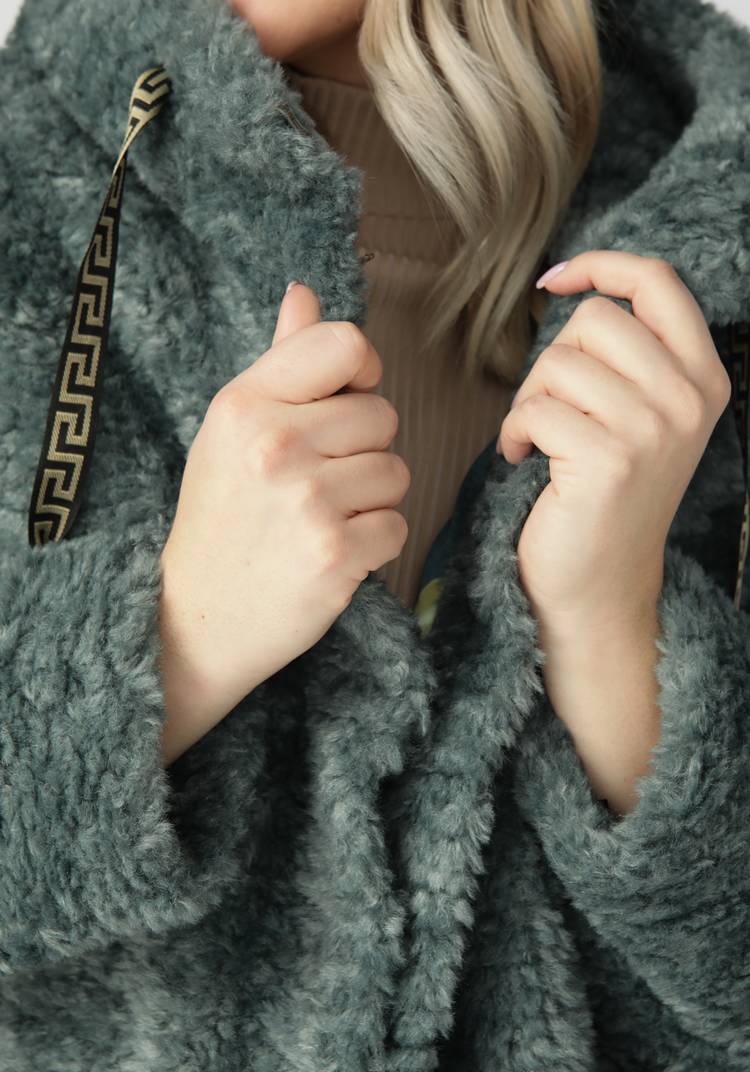 Пальто из шерсти мериноса с капюшоном шир.  750, рис. 24