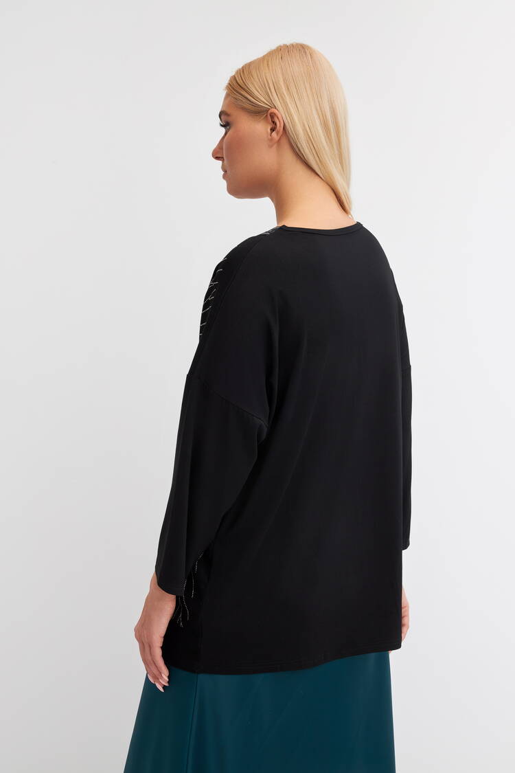 Блуза Изящные линии шир.  750, рис. 3