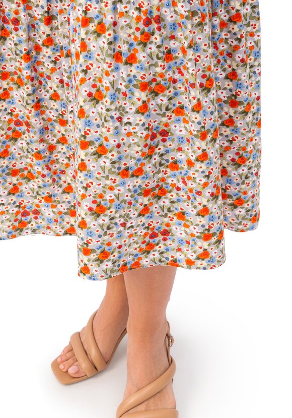 Платье Яркий цветок шир.  580, рис. 15