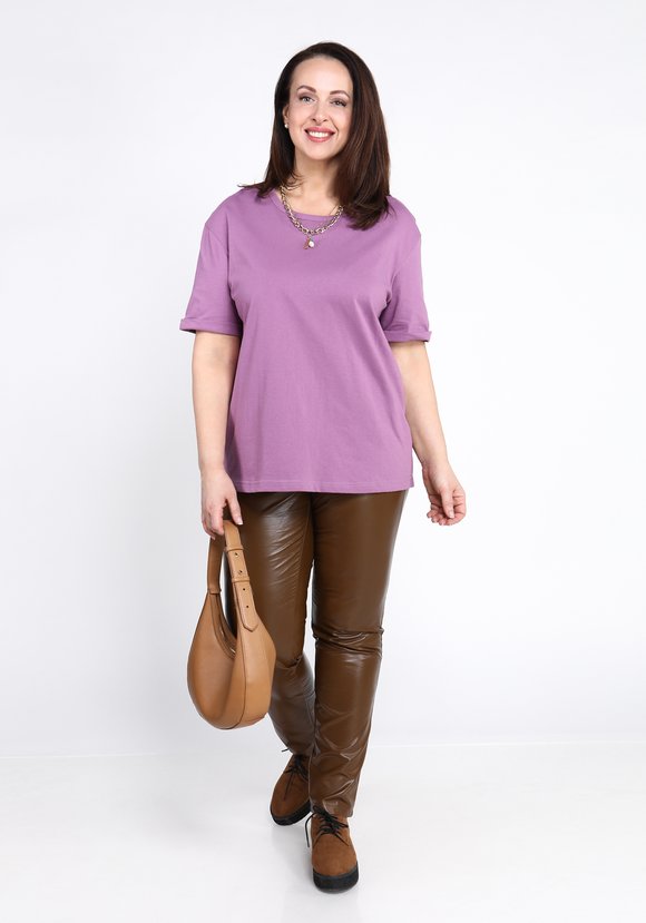 Футболка базовая однотонная шир.  580, рис. 20