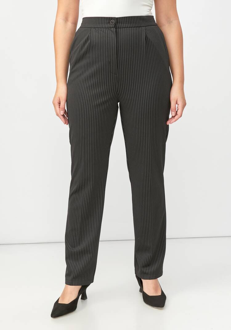 Брюки в полоску прямые шир.  750, рис. 9