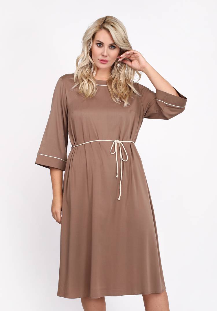 Платье миди с кантом шир.  750, рис. 3