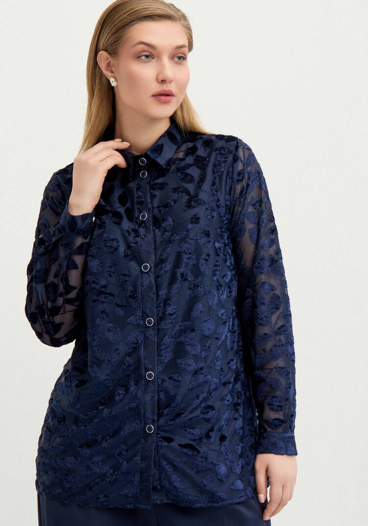 Блуза Мелaния шир.  750, рис. 17