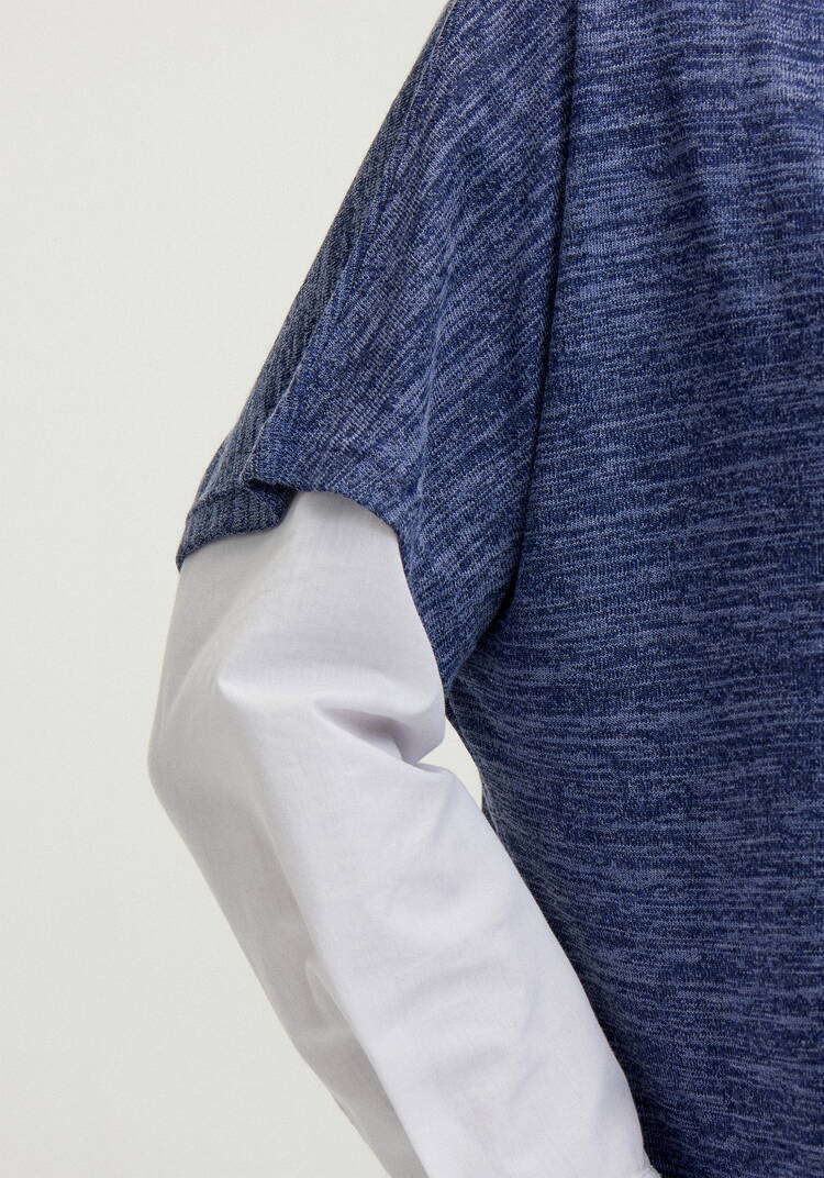 Жилет с ассиметричным низом шир.  750, рис. 25