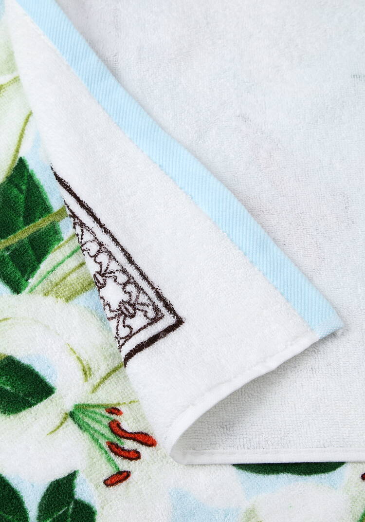 Полотенце махровое Лилии шир.  750, рис. 4