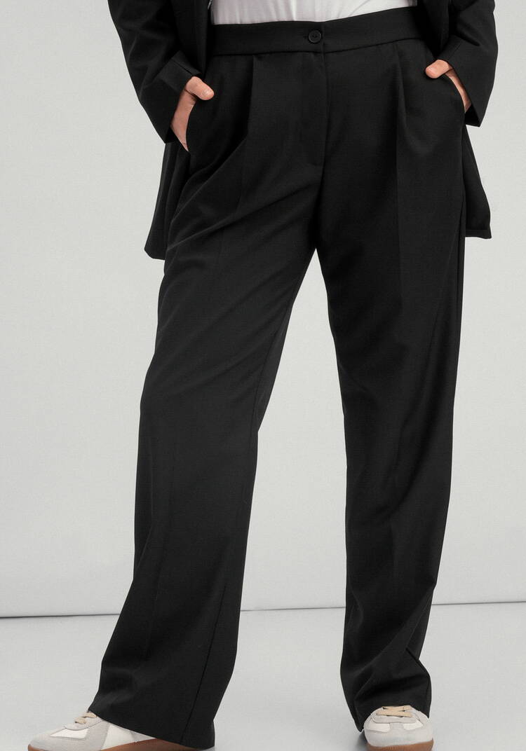 Брюки со стрелками и резинкой по поясу шир.  750, рис. 14