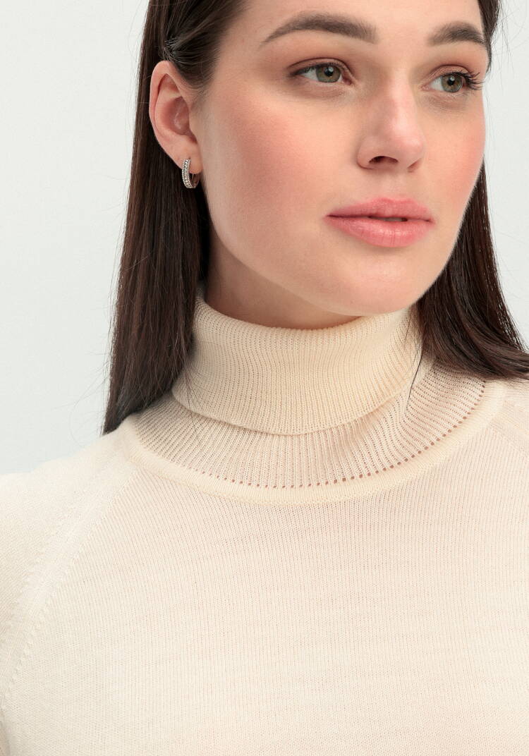 Джемпер прямого силуэта с высоким воротом шир.  750, рис. 5