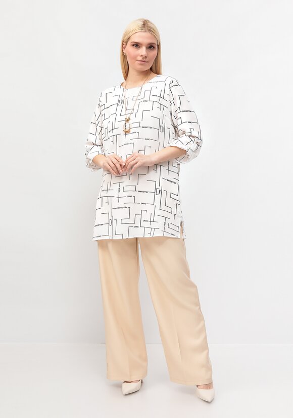 Туника с геометрическим дизайном Марта шир.  580, рис. 2