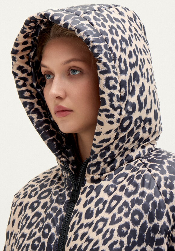 Куртка с анималистическим принтом и капюшоном шир.  580, рис. 5