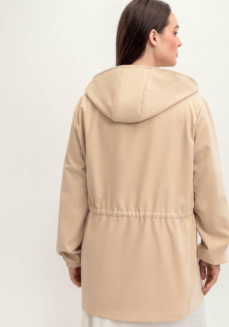 Ветровка с капюшоном и талии на кулиске шир.  750, рис. 3