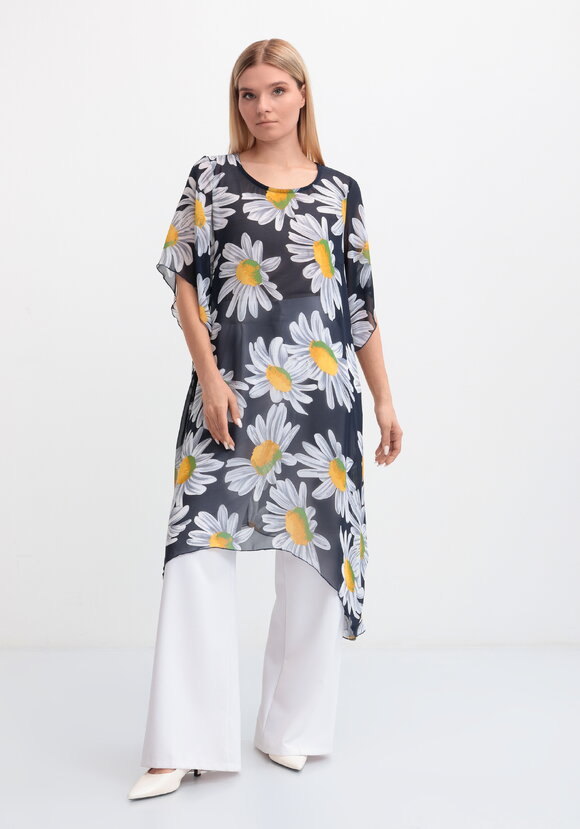 Туника с удлиненными уголками по низу шир.  580, рис. 11