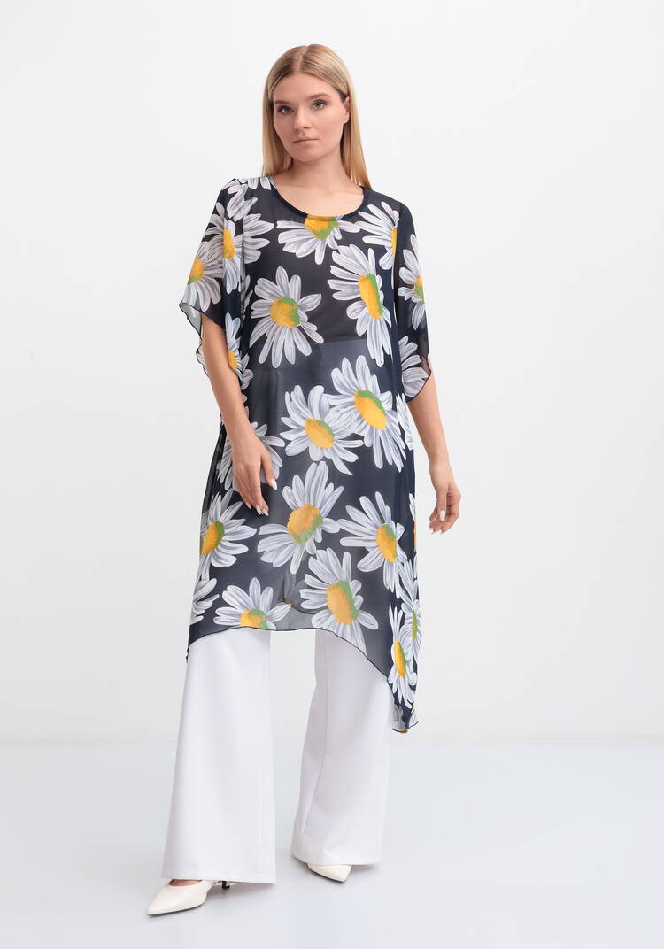 Туника с удлиненными уголками по низу шир.  750, рис. 11