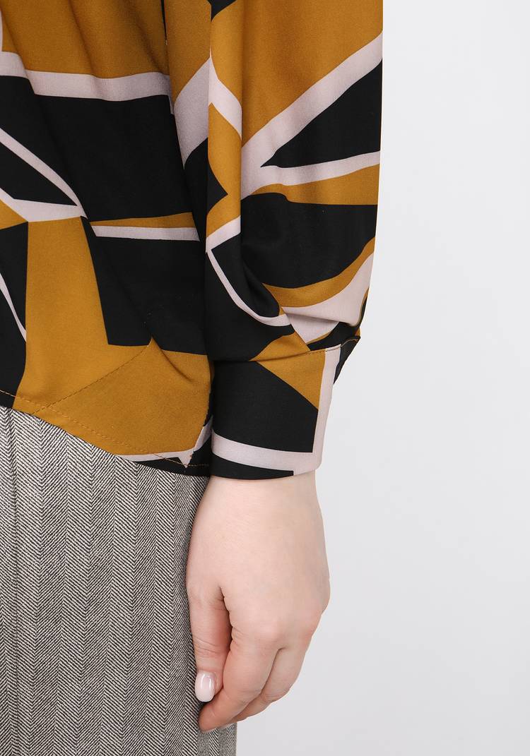 Блуза легкая свободного кроя шир.  750, рис. 8