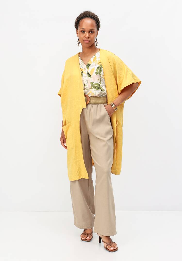 Кардиган-накидка оверсайз со спущенным плечом шир.  750, рис. 16