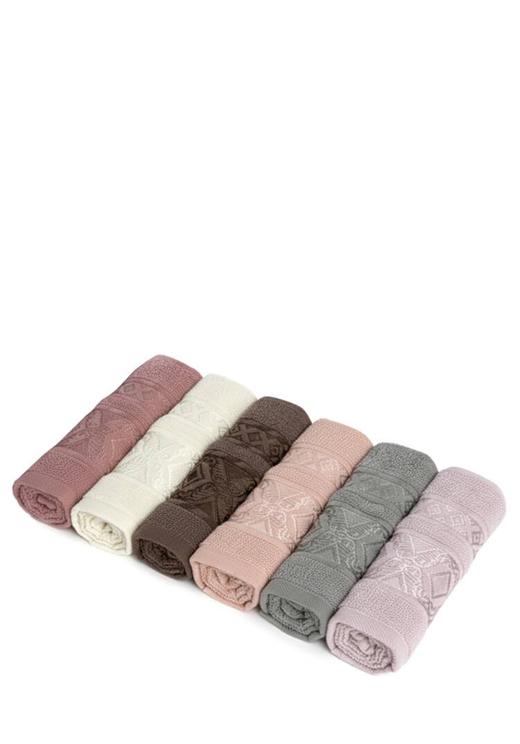 Полотенца махровые в коробке, 6 шт. шир.  750, рис. 1