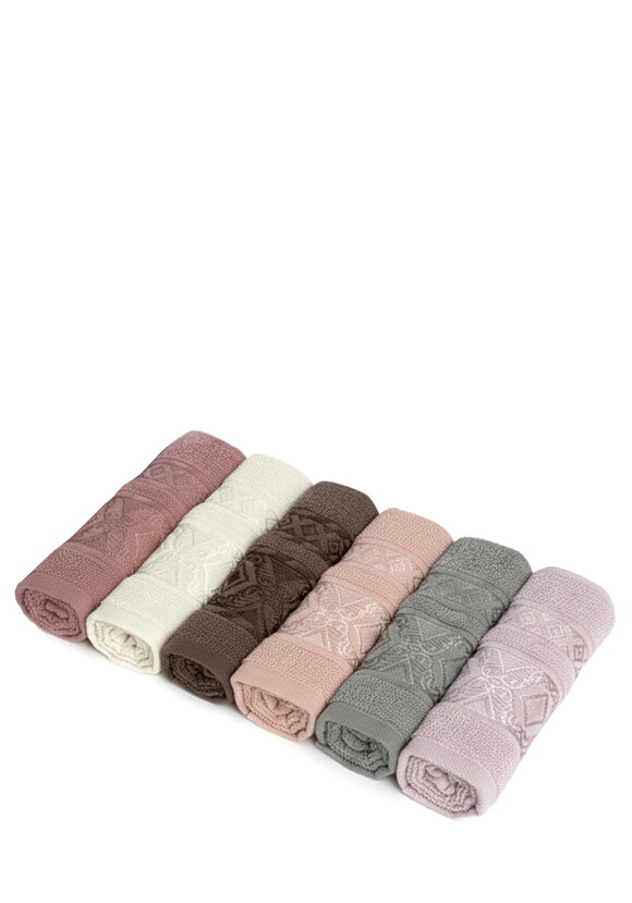 Полотенца махровые в коробке, 6 шт. шир.  580, рис. 1