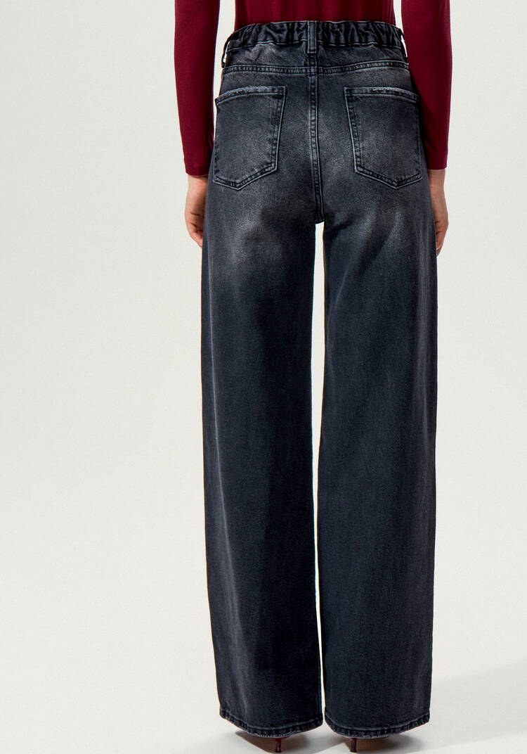 Джинсы прямого кроя с высокой посадкой шир.  750, рис. 17