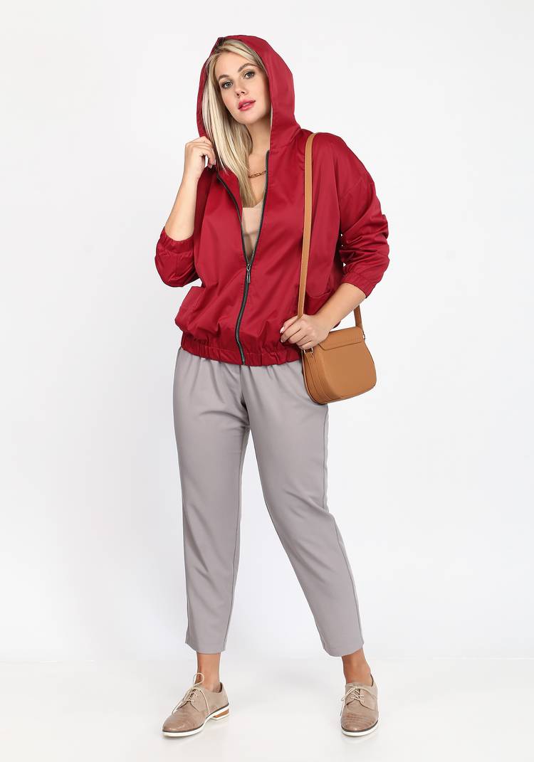 Ветровка с капюшоном на молнии шир.  750, рис. 16