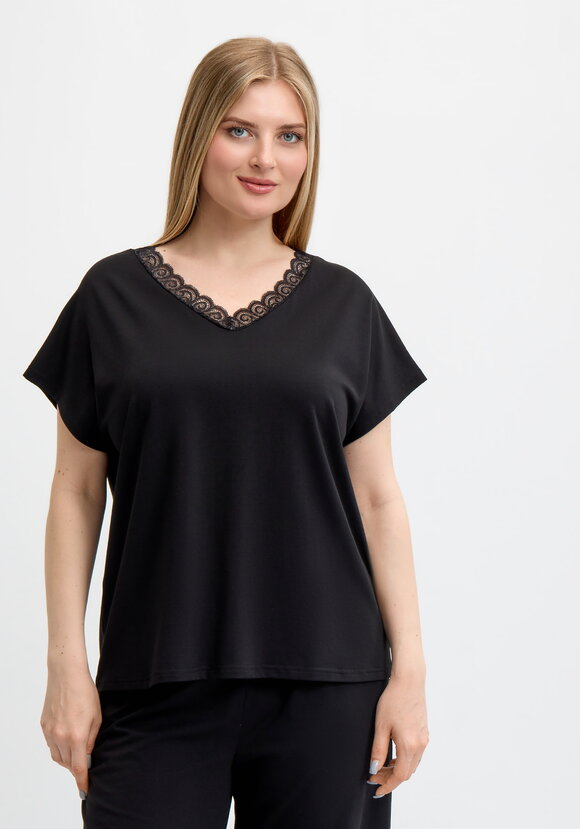 Майка с кружевом шир.  580, рис. 4