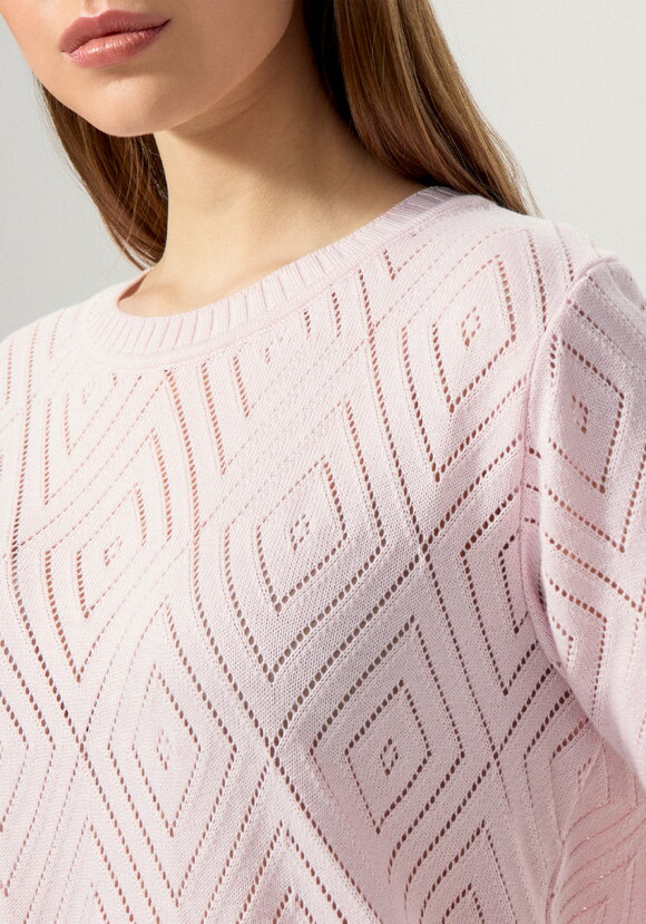 Джемпер с коротким рукавом ажурный шир.  580, рис. 23