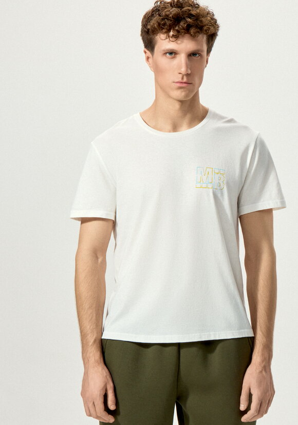 Комплект футболок с лаконичным принтом, 2 шт. шир.  580, рис. 24