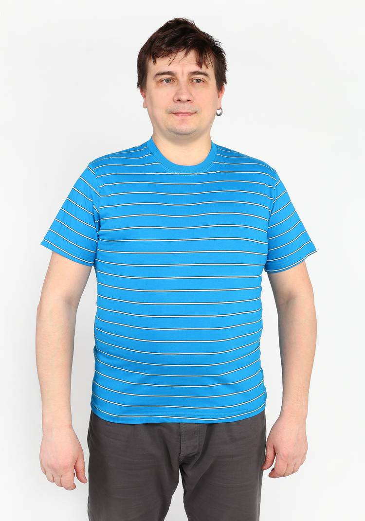 Набор: мужские футболки в полоску шир.  750, рис. 1