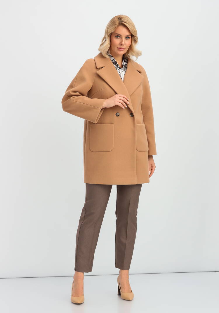 Пальто на подкладе однобортное шир.  750, рис. 22