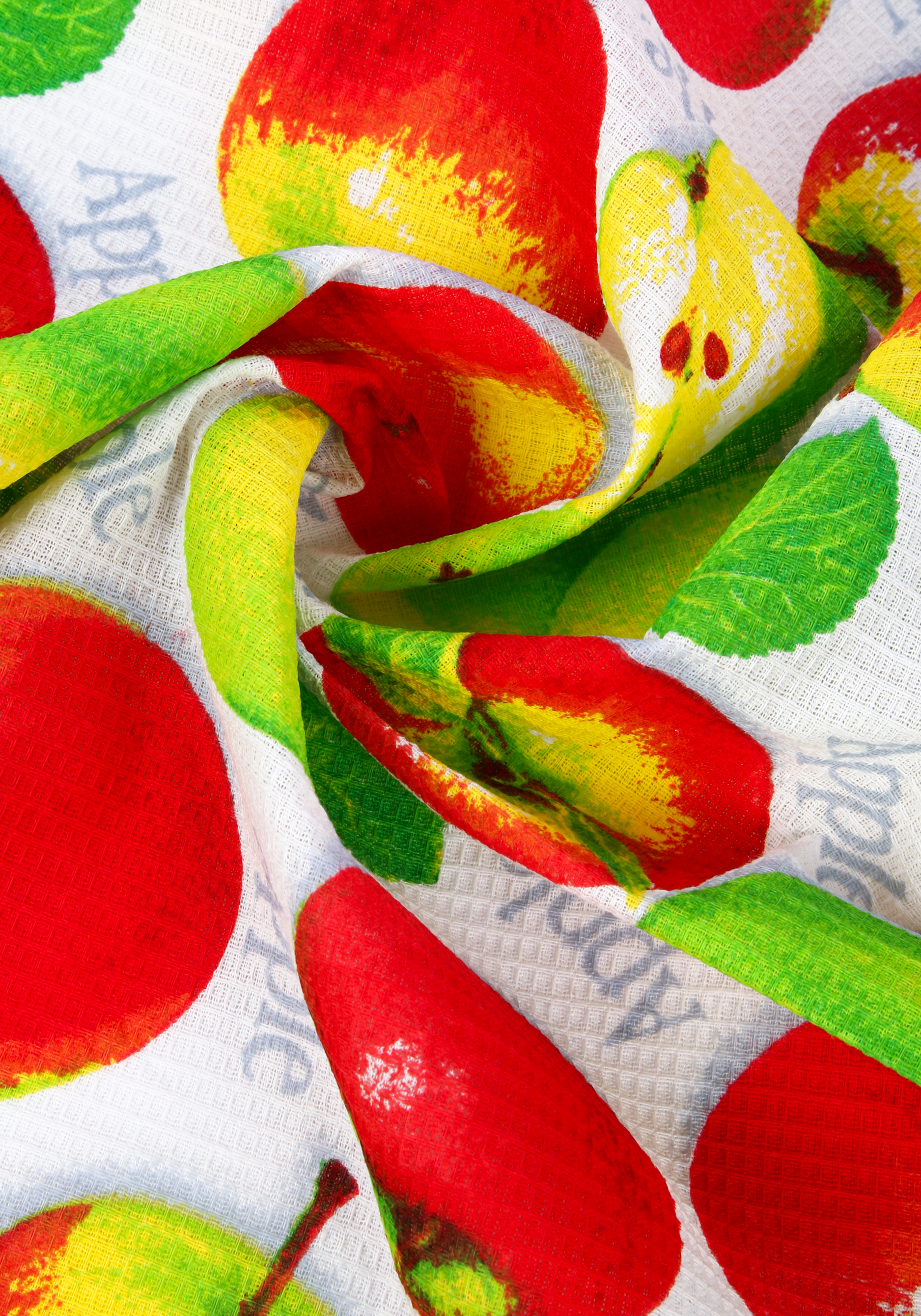 Полотенце вафельное "Яблочный сад" Гутен Морген, цвет мультиколор, размер 75*150 - фото 4