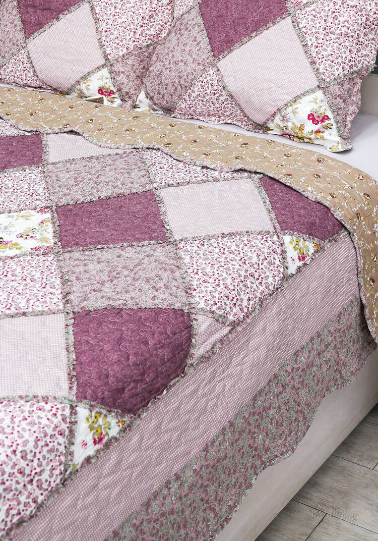 Покрывало с наволочками Печворк шир.  750, рис. 37