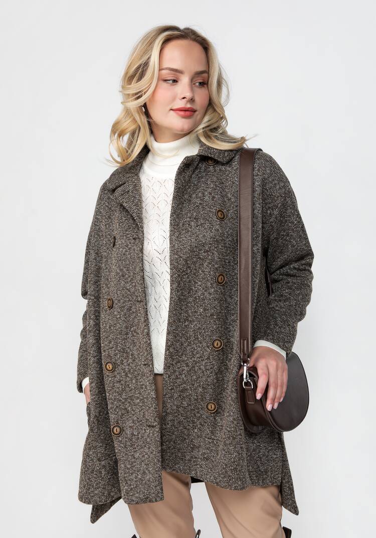 Полупальто свободного кроя шир.  750, рис. 35