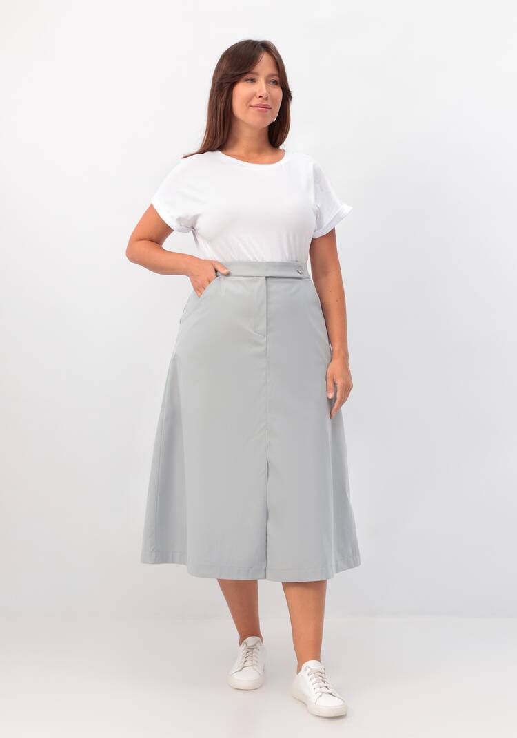 Юбка А-силуэта с карманами шир.  750, рис. 10