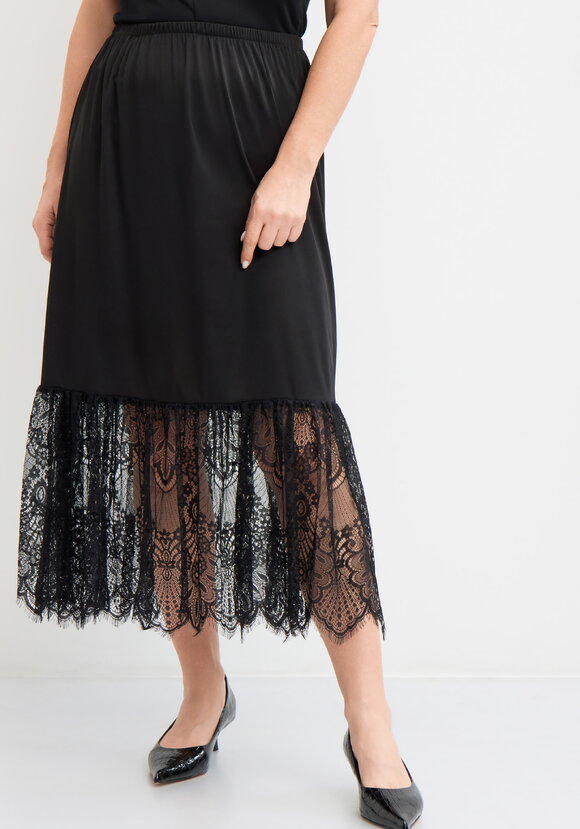 Нижняя юбка с кружевом шир.  580, рис. 1