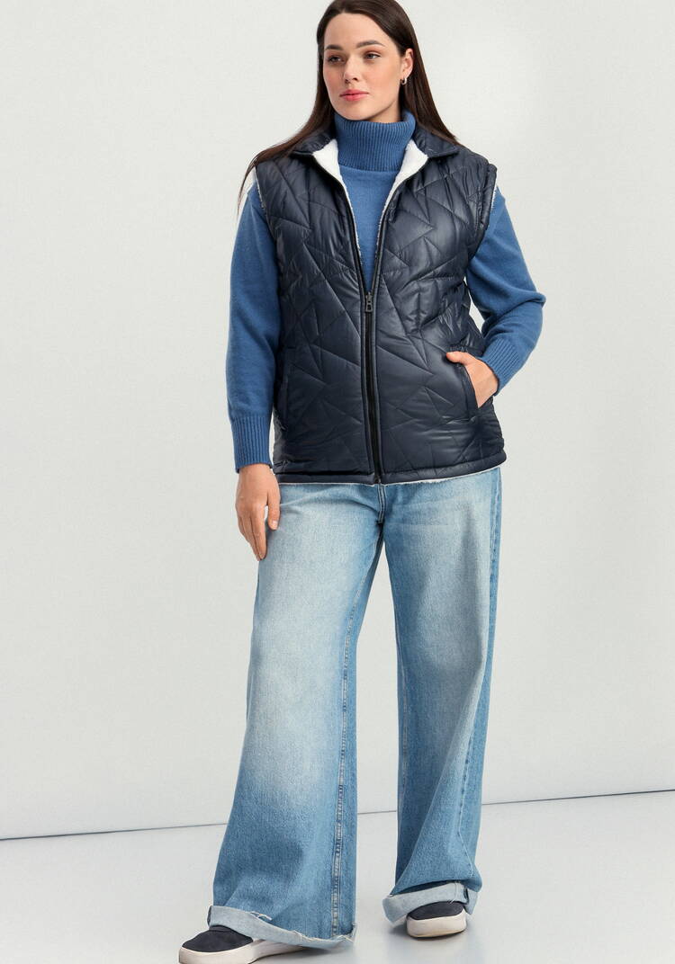 Жилет двусторонний стеганый шир.  750, рис. 16