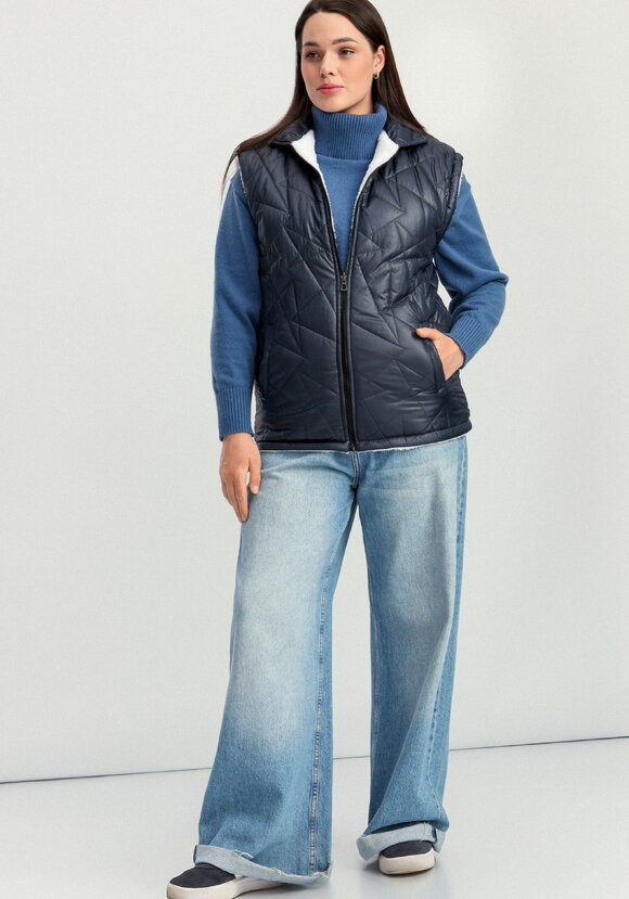 Жилет двусторонний стеганый шир.  580, рис. 16