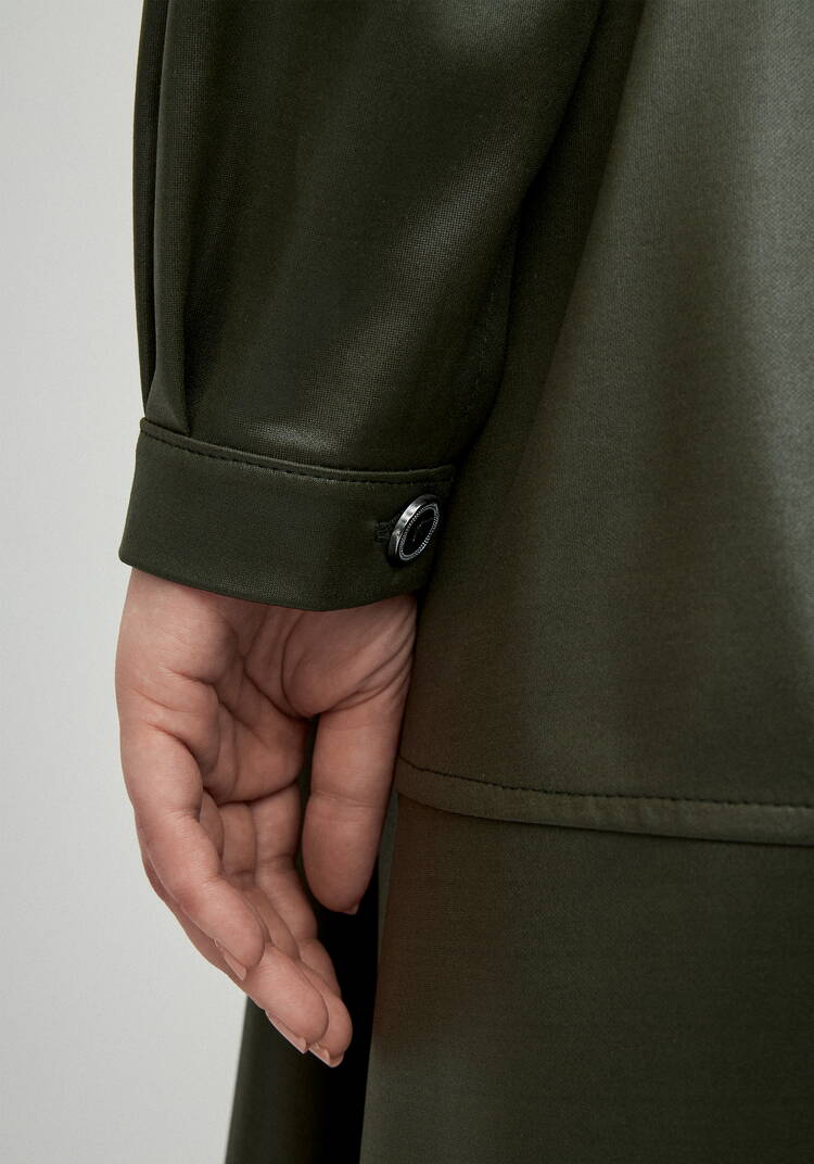 Платье-рубашка трикотажное под кожу шир.  750, рис. 7