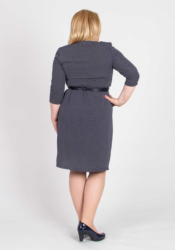 Платье с карманами и рукавом 7/8 шир.  580, рис. 19